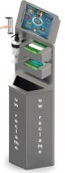 sanitotem_met_2_bakjes_en_reclame_en_dispenser